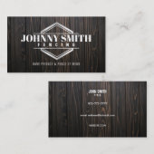 Visitekaartjes van Wooden Fence Slogans (Voorkant / Achterkant)
