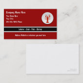 Visitekaartjes van zeehonden (Voorkant / Achterkant)