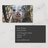 Visitekaartjes van zoete varkens (Voorkant / Achterkant)