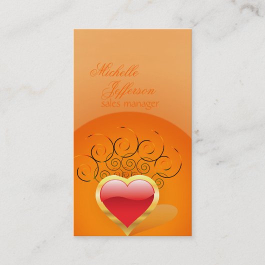 Visitekaartjes Verkoopmanager (Voorkant)