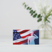 Visitekaartjes Veteranenzaken (Staand voorkant)