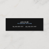 Visitekaartjes Veteranenzaken (Achterkant)