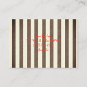 Visitekaartjes, Visitekaartjes voor dagverzorging (Achterkant)