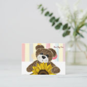 Visitekaartjes, Visitekaartjes voor dagverzorging (Staand voorkant)