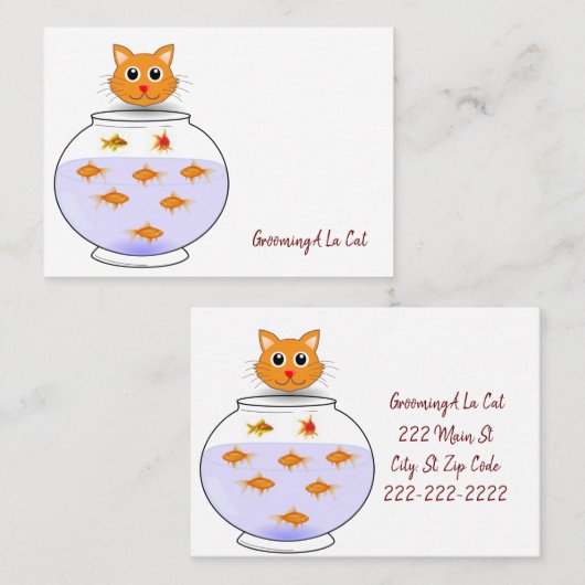 Visitekaartjes, Visitekaartjes voor het kweken van (Voorkant / Achterkant)