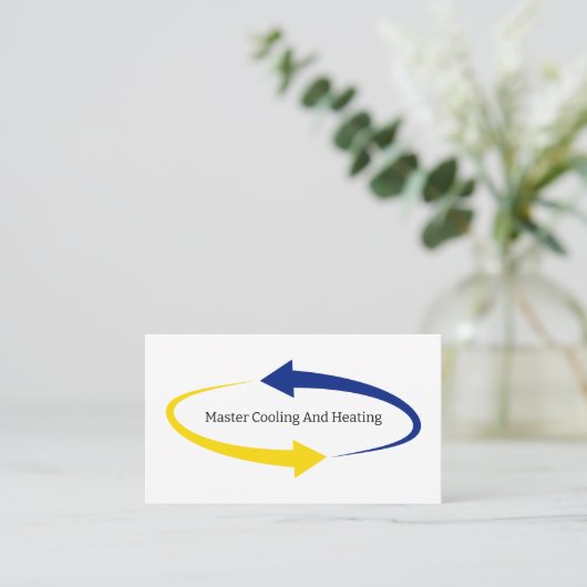 Visitekaartjes voor airconditioning (Staand voorkant)