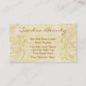 Visitekaartjes voor airdresser (Voorkant)