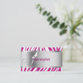 Visitekaartjes voor airdresser (Staand voorkant)