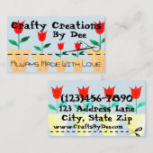 Visitekaartjes voor ambachten (Voorkant / Achterkant)