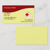 Visitekaartjes voor ambulancediensten (Voorkant / Achterkant)