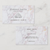 Visitekaartjes voor architect (Voorkant / Achterkant)