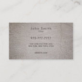 Visitekaartjes voor architect Slogans (Achterkant)