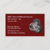 Visitekaartjes voor autobanden (Voorkant)