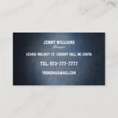 Visitekaartjes voor autodealers (Achterkant)