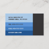 Visitekaartjes voor autohandel (Achterkant)