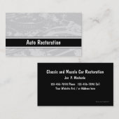 Visitekaartjes voor automatisch herstel (Voorkant / Achterkant)