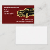 Visitekaartjes voor automatisch herstel (Voorkant / Achterkant)