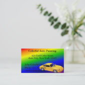 Visitekaartjes voor automatisch schilderen (Staand voorkant)