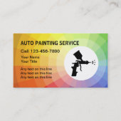 Visitekaartjes voor automatisch schilderen (Voorkant)