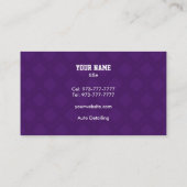 Visitekaartjes voor automatische informatie (Achterkant)