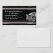 Visitekaartjes voor automatische reparatie koelen (Voorkant / Achterkant)