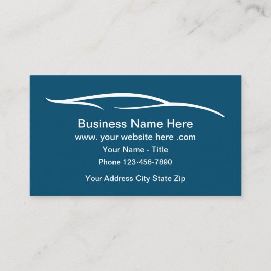 Visitekaartjes voor auto's (Voorkant)