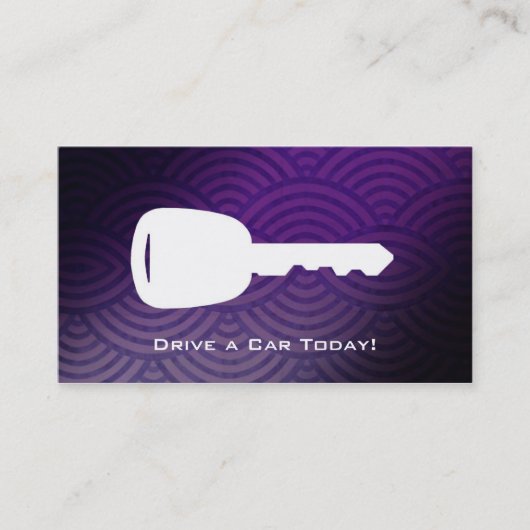 Visitekaartjes voor autoverhuur (Voorkant)