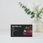 Visitekaartjes voor autoverkoop (Staand voorkant)