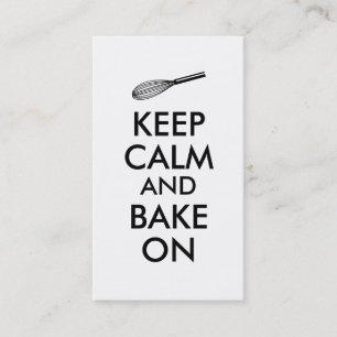 Visitekaartjes voor bakkerijbakkersgebak
