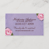 Visitekaartjes voor bakkerijen (Achterkant)