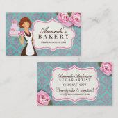 Visitekaartjes voor bakkerijen (Voorkant / Achterkant)