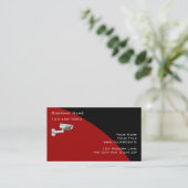 Visitekaartjes voor bewakingsbeveiliging (Staand voorkant)