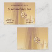 Visitekaartjes voor bioscoop (Voorkant / Achterkant)