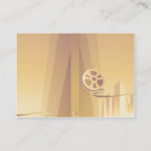 Visitekaartjes voor bioscoop (Achterkant)