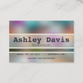 Visitekaartjes voor boekhouders (Achterkant)