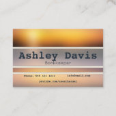 Visitekaartjes voor boekhouders (Achterkant)