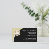 Visitekaartjes voor boekwinkel (Staand voorkant)