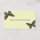 Visitekaartjes voor botervlieg-crème (Achterkant)