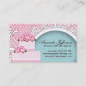 Visitekaartjes voor Classy and Modern Cake Designe (Achterkant)