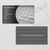 Visitekaartjes voor computerreparatie (Voorkant / Achterkant)