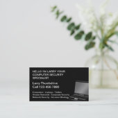 Visitekaartjes voor computerspecialisten (Staand voorkant)