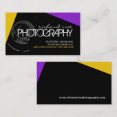 Visitekaartjes voor creatieve fotograaf (Voorkant / Achterkant)