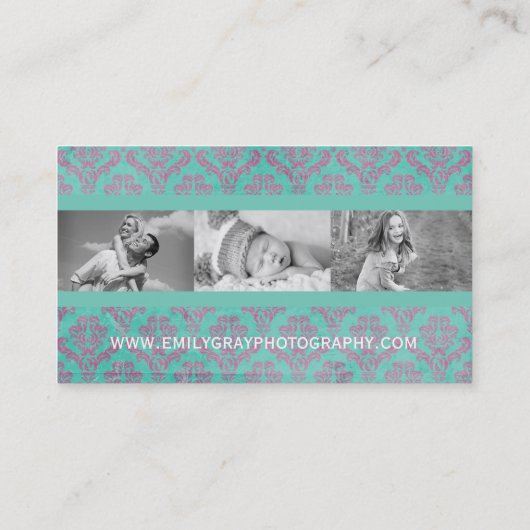 Visitekaartjes voor Cute Photographer (Achterkant)