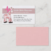 Visitekaartjes voor dagverzorging (Voorkant / Achterkant)