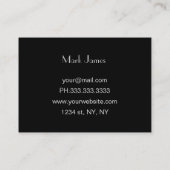 visitekaartjes voor de automobielindustrie (Achterkant)