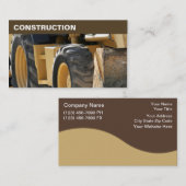 Visitekaartjes voor de bouw (Voorkant / Achterkant)