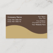 Visitekaartjes voor de bouw (Achterkant)