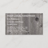 Visitekaartjes voor de bouw (Voorkant)