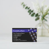 Visitekaartjes voor de bouw (Staand voorkant)