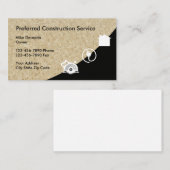 Visitekaartjes voor de bouw (Voorkant / Achterkant)